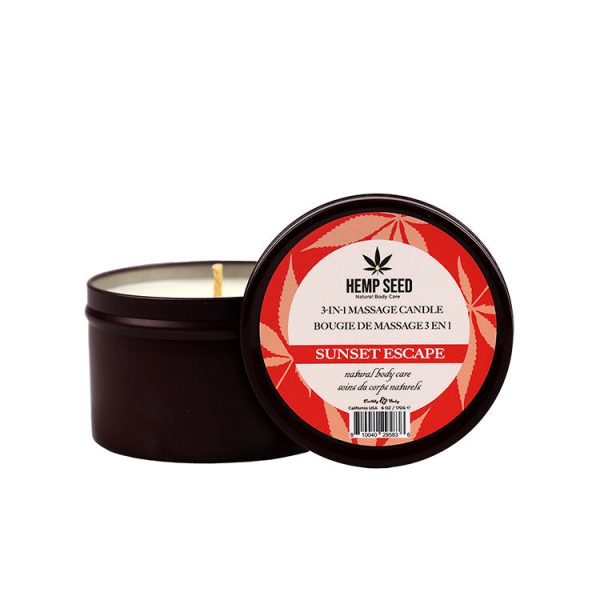 Earthly Body Hemp Seed 3-in-1 Massage Candle Cheap - Image 3