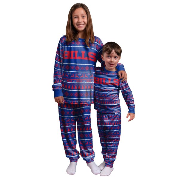 Buffalo Bills NFL Family Holiday Pajamas Sale - Image 4