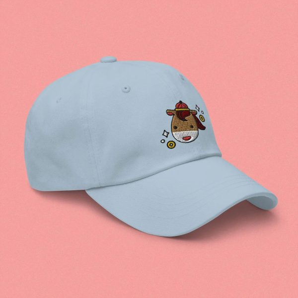 Year of the Horse Embroidered Cap   Overstock (Final Sale) For Sale